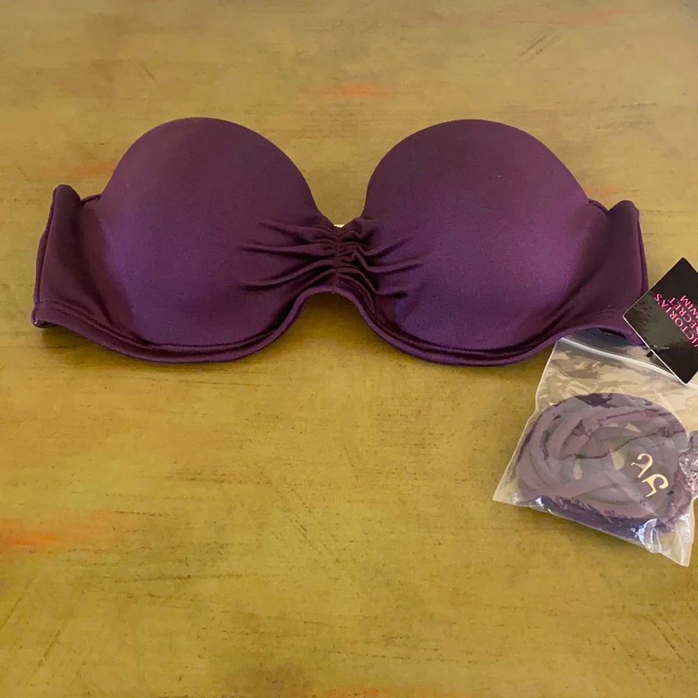 Victoria secret swim top with removable strap